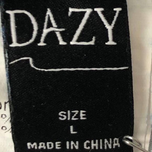 Dazy Ombré Jeans Large Cuffed Frayed Waistband - Picture 8 of 9